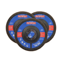 Faithfull Aluminium Oxide Flap Discs