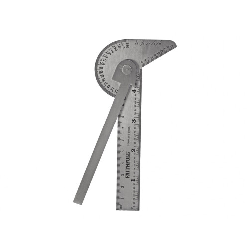 Faithfull Faithfull Multi Purpose Angle Protractor 100mm (4in)