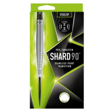 (21g, Silver/Black/Green) Harrows Shard Tungsten Darts Set (Pack of 3)