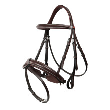 (Full, Havana) Whitaker Eastwood Crank Leather Horse Bridle With Reins