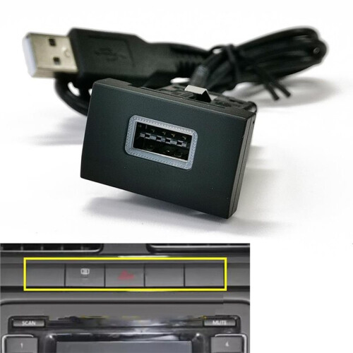 Auto USB-Ingang Adapter met Audio-Interface voor   2011-2013 Accessoires 2
