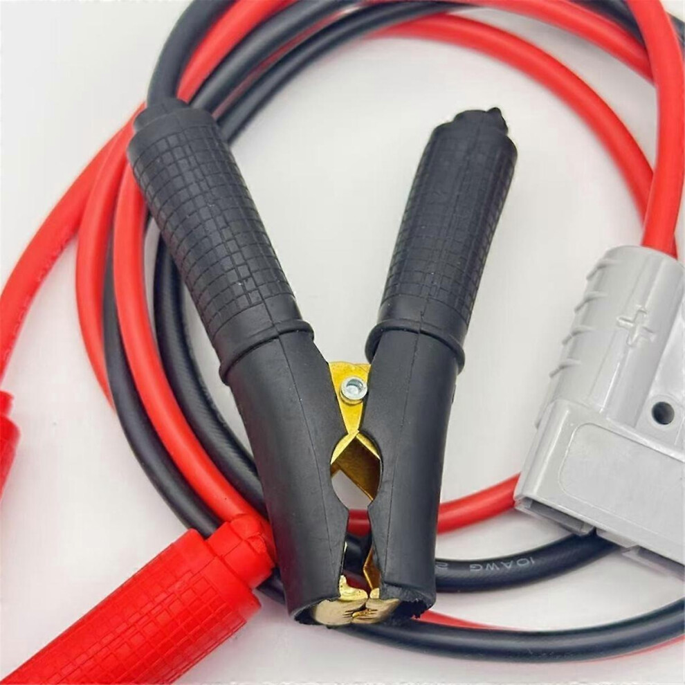 50A For Anderson Connector With 10Awg Battery Alligator Clip, 600V Cable Towing Winch Quick Connect 9148293553832