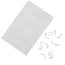 8 pièces d’ajusteur de taille de bague transparent XXS-XXXL tampon