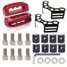 Front Bed Gussets and Bed Rail Cleats for Tacoma 2005-2015 Truck Bed Tie Down Anchors Corner Bracket