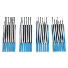 24 Pcs 3/32inch(2.3mm) Round Shank Tungsten Steel Wood Carving Drill Bits for Rotary Tools Compatible with Engraving Pen