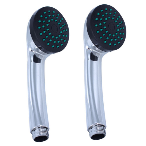 2X Multi Function Chrome ABS Economic Shower