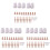 For PT-31 -40 Plasma Cutter Cutting Torch Consumables KIT Extended 90Pcs 1