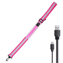 LED Reflective Belt Walking Gear,Safety Light for Walkers At Night,Safety Rechargeable Reflective Running Gear,