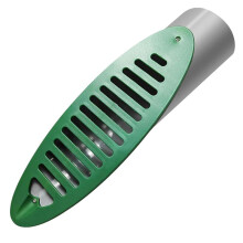 Rejilla de Drenaje Angular de 4 Pulgadas para Jardín, Emisor de Drenaje Angular, Tubo de Drenaje con Pendiente Angular, Paquete de 1
