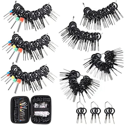 Terminal Removal Tool Kit 139 Pcs Depinning Tool Electrical Connector Pin Removal Tool Kit Pin Extractor Tool Set