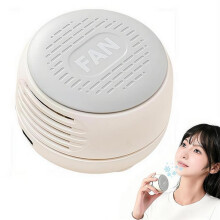 Handheld Clip Fan Rechargeable Bladeless Portable Waist-Hanging USB Type-C Long Battery Cooling Fan for Outdoor