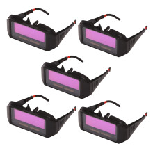 5X Automatyczne Fotoelektryczne Okulary Spawalnicze Zasilane Energią SłOneczną SamośCiemniająCe Maski Spawalnicze Okulary Ochronne SzkłO