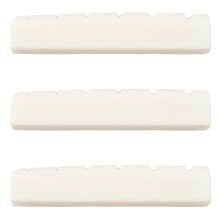 3X Guitar Guitar Bridge Ivory Bone Bone Nut Saddle Acoustic Bridge Saddle