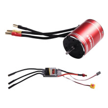 3650 2800KV Snelle Borstelloze Motor en 75A Borstelloze ESC voor ARRMA, Geschikt voor HSP, Redcat RC4WD, voor , voor Axial SCX10 en D90