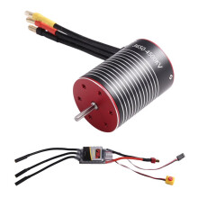 3650 4500KV Snelle Borstelloze Motor en 75A Borstelloze ESC voor ARRMA, Geschikt voor HSP, Redcat RC4WD, voor , voor Axial SCX10 en D90