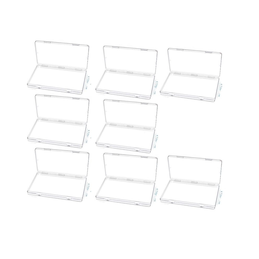 8 Pcs Clear Flat Breast Milk Freezer Storage Organizer, Space Saving Breastmilk Freezer Tray for Breastfeeding Bag