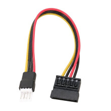 Cabo de Alimentação com Conector Macho de 4 Pinos para Unidade de Disquete, Compatível com SSDs para Gen8.