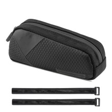 Bike Top Tube Bag Bike Frame Storage Bag Top Tube Bike Pouch for Road Mountain Bicycle Outdoor Cycling Black