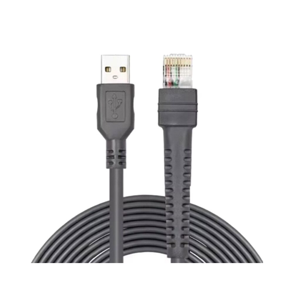 For Symbol Barcode Scanner Usb Cable Ls1203 Ls2208 Ls4208 Ls3008 Cba-U01-S07zar Durable Data Transfer Cord 4711228439171