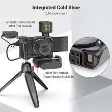 Camera Cage for ZV-1 II ZV-1F ZV-1 with Cold Shoe Mount, Protection Rig Bracket for Vlog Camera 2938 Accessory Kit