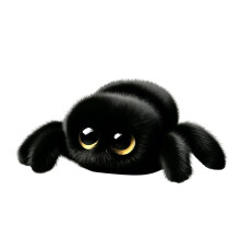 Electrics Ai Spider Robot Companion Robot Multi-Expression Emotional Conversation Indoor Intelligence Gifts Black