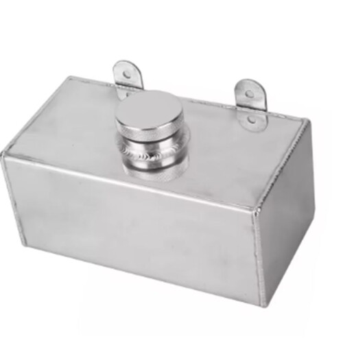Universal Aluminium 2L Polished Intercooler Atomization Car Accessory Windscreen Washer Reservoir Bottle