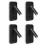 4X Wall Light Backlight USB Charging 330 Degree Rotation Adjustable Wall Lamp Bedside Study Reading Sconce Lamp Black 1