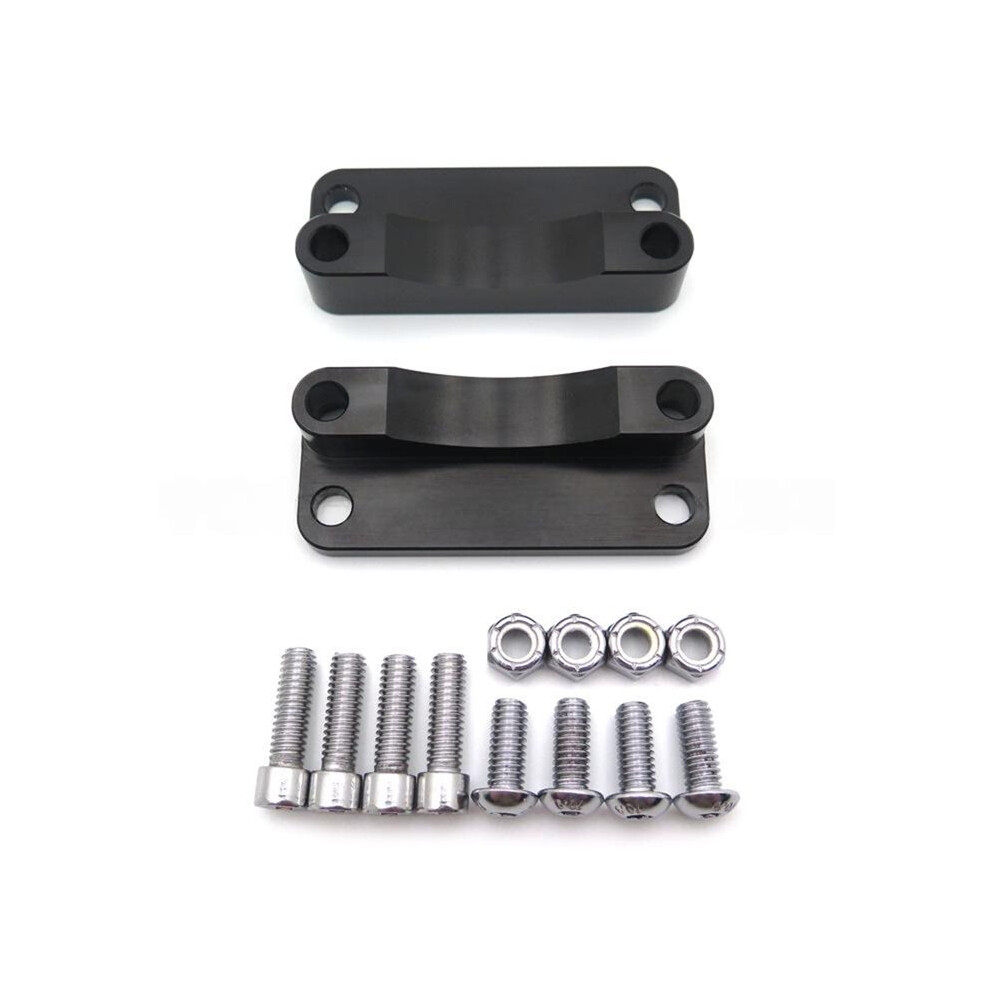 Front Spacer Bracket Relocator Kit For 1993-2013 Touring Road King Road Glide Street Electra Glide 4714264074016