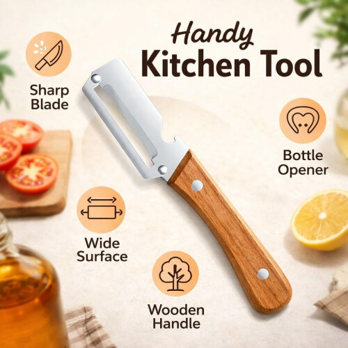 (2 Pcs, -) Curățător inox multi-funcțional – pentru fructe legume 1