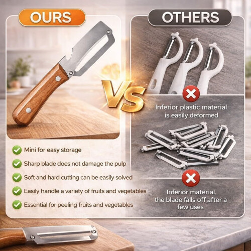 (2 Pcs, -) Curățător inox multi-funcțional – pentru fructe legume 2