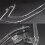 For   E-Class W212 2014-2015 Headlight Light Guide Plate Daytime Running Light Tube Bar Front Right 3