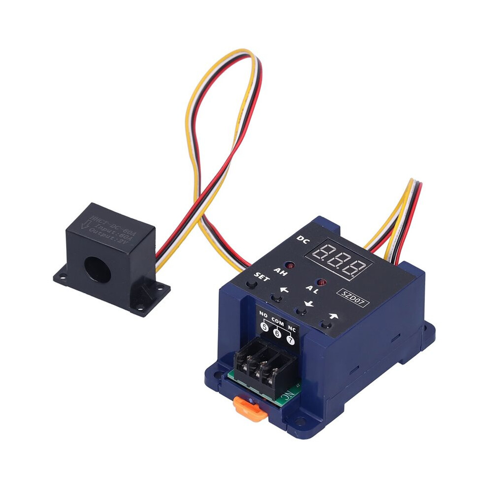 Digital Ammeter Digital Display Ammeter Current Sensing With Overload Szd07 Dc8-35V Digital Display Ammeter 4711816260804