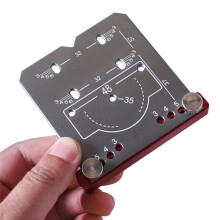 35mmHinge Jig Door Cabinets Concealed Hinge Hole Template Jig Aluminium Alloy Drill Guide Locator Tool for Woodworking,B