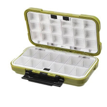 Waterproof Fishing Tackle Box Fishing Tool Storage Box Fish Hook Lure Fake Bait Boxes Carp for Fishing Goods Green