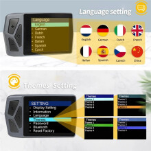 For BaFang Motor Color Bluetoth Display EB02 CAN Protocol Unlock Speed Limit Set Wheel M510,600,820,800,200,300,620,500