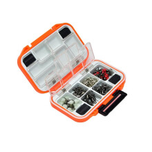 Waterproof Fishing Tackle Box Fishing Tool Storage Box Fish Hook Lure Fake Bait Boxes Carp for Fishing Goods Box Black