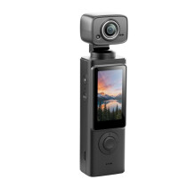 2K WiFi Sports Pocket Camera Auto Focus Gimbal Stabilizer Driver Recorder Digital Action Camera for Vlogging Black