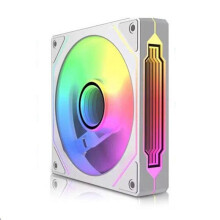 The Fan Side of the Prism 6Pro Chassis Supports ARGB Synchronized PWM Intelligent Temperature Control White