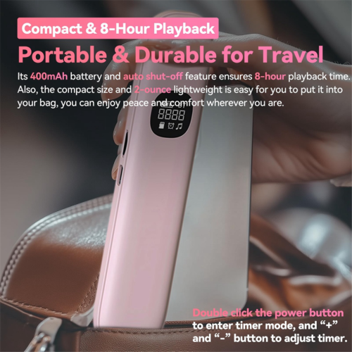 Speaker Bluetooth da cuscino per dormire, batteria 400 mAh, silenzioso e confortevole per il riposo notturno 1