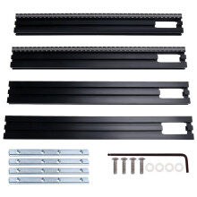 Rail de Guidage de Gravure de Rainure de Fraiseuse de Machine de Coupe Support Réglable Support de Rail de Guidage Auxiliaire Outils de Travail Du