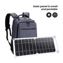 5V Solar-USB-Ladegerät, Photovoltaik-Powerpanel, Notladegerät für Den Außenbereich für Mobiltelefone, Ventilatoren, Powerbank - ein Muss
