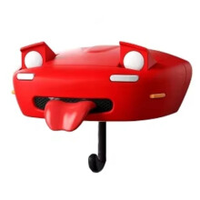 Car Open Headlight Key Holder Light Wall Mount Keychain Holder Key Hooks Sturdy Practical Entrance Key Hangers Red