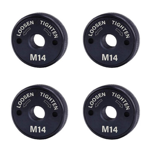 4pcs M14 Angle Grinder Locking Nut, Quick Change Clamping Plate Fastener for Fixing Cutting Discs Wheel Abrasive Disc