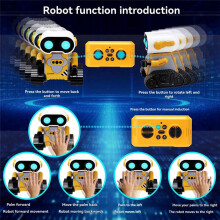 Ai Robot Toy Gesture Sensing Robot Toy Rechargeable Kid'S RCIntelligent Robot Remote Control Robot Toy A