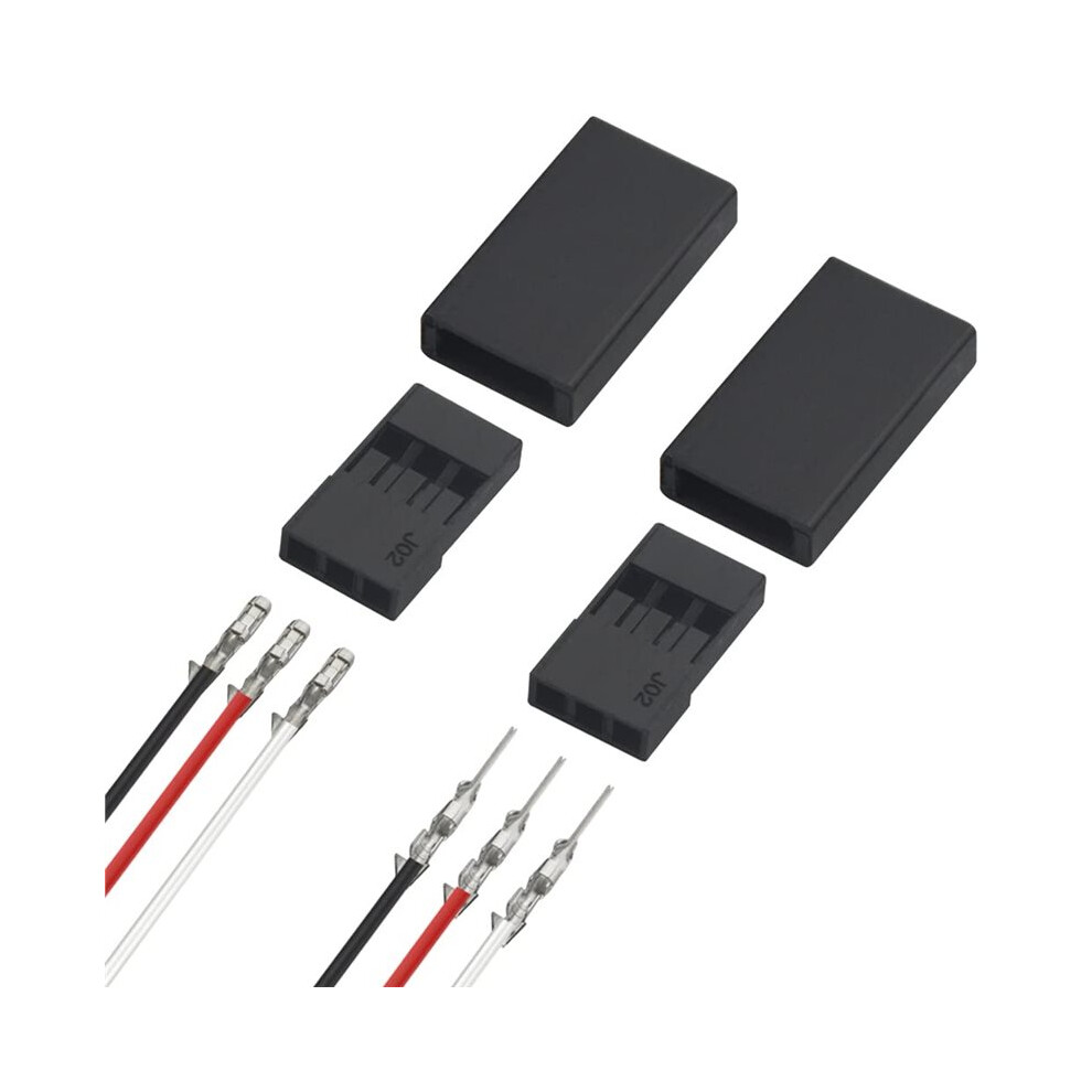 900Pcs Universal Servo Cable Wire Connector Male Female Crimping Pin Sit For Jr Hitec Servo Connector Spacing 2.54Mm 6033687949380