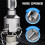 (size_name, 3/4"*2) 1/2" Electric Drill Compatible Pipe Threader, Plastic 1/2" 3