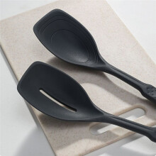 Silicone Cooking Spoon,Non-Stick Slotted and Solid Spoon Set with Deep Bolw and Measurement Mark for Mixing, Serving