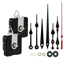 Zestaw do Wymiany Mechanizmu Zegara na Baterie, Cichy Zegar, Wskazówki Zegara, Części do Samodzielnej Naprawy, Długość Wału 16 mm + 23 mm