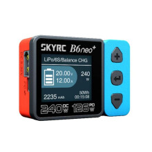 SKYRC Upgrade B6neo+ Cargador Inteligente de Alta Potencia DC240W PD126W Cargador Compacto Equilibrado Multilingüe Enchufes B6neo