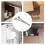 Furniture Cupboard Door Front Desk Foldable Lid Support Hinge Stay 4